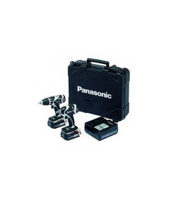 Panasonic EYC211LR2F 14.4V  inch TOUGH TOOL IP inch  Drill Driver & Impact Driver Twin Pack 2 x 3.3Ah Li-Ion