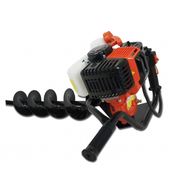 Sherpa Petrol Earth Auger Post Hole Digger Kit 52cc inc 2 Stroke Oil - Code STGD520