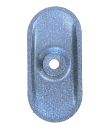 Evolution Oval Galvanised Roofing Screw Stress Plate (per 100)
