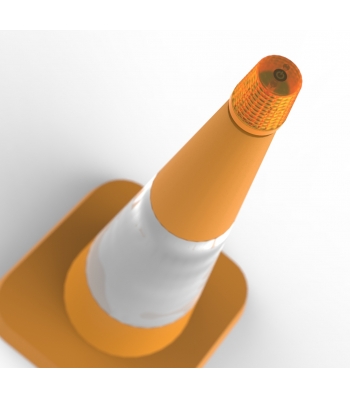 WHI Safeguard LED Cone Light - Lamp Light - Traffic Cone Light - LED