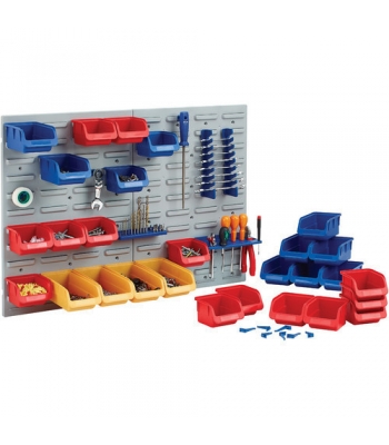 Clarke CWR28B Wall Mounted Storage Bin Rack