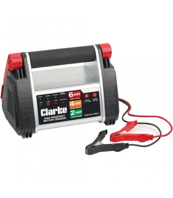 Clarke HFBC12 12V, 6Amp, High Frequency Battery Charger