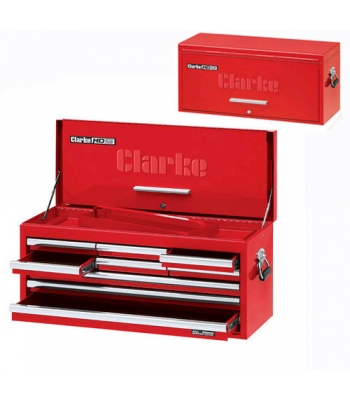 Clarke CBB309DF 36 inch  9 Drawer Tool Chest With Front Cover - Red