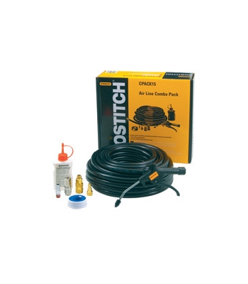 Bostitch 15M Hose with Connectors, Oil and Blowgun - CPACK15