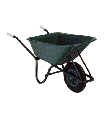 Belle Rancher TK-100 PP Wheelbarrow (dark green)