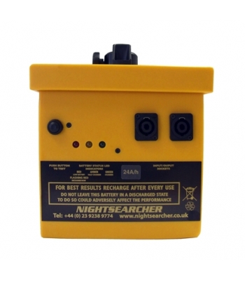 NightSearcher 12V 24A/h Replacement Battery (MegaStar, Maxi, Solaris Solo/Duo)