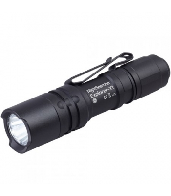 NightSearcher Explorer X1 LED Flashlight Torch (inc 1 x AA Battery)