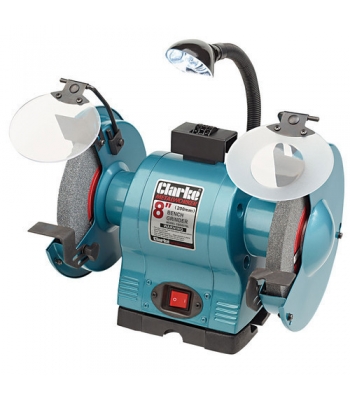 Clarke CBG8370L 8” Bench Grinder With Lamp