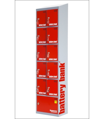Battery Bank Charging Locker 11 Door S10400 (MCB Protected)