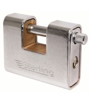 Sterling 81mm Armoured Steel Shutter Lock - Code ASP180