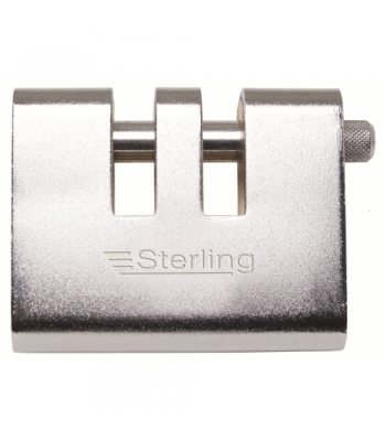 Sterling 91mm Armoured Steel Shutter Lock (Double Slotted) - Code ASP290