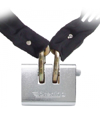 Sterling 10mm Hardened D- Link Chain & Padlock - Code 100ASP