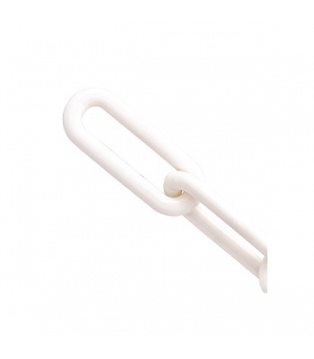 Sterling Plastic Chain 6.0mm White 25m Reel - Code PW60