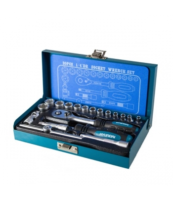 Hyundai 20pcs Universal Square Drive Socket Set K20