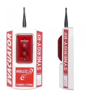 Evacuator Wireless Synergy RF Sounder/Strobe Site Alarm - FMCEVASYNSS