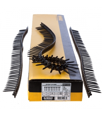 Dewalt DWF4100350 Dewalt 35mm Coarse Drywall to Wood Collated Screws (Box of 1000)