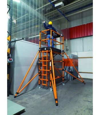Lyte GRP Fibreglass Lift Scaffold Tower - Choice of 2 Platform Heights