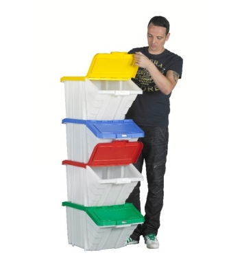 Barton Storage Topstore - Multi-functional Containers - Pack of 4 - 052100-4