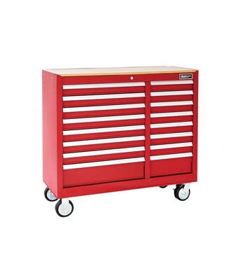 Britool Expert E010148B Roller Cabinet 16 Drawer Wide - Red
