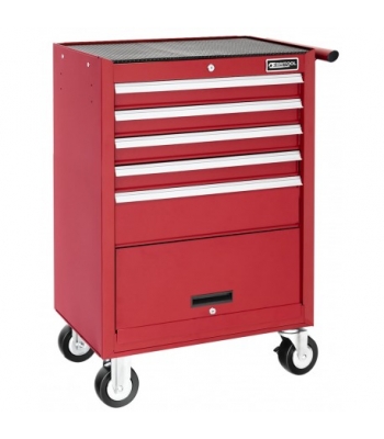 Britool Expert - Classic 6 Drawer Roller Cabinet Red - Code E010140B