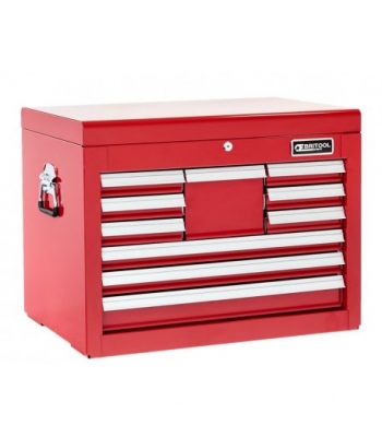Britool Expert - Classic 10 Drawer Tool Chest Red/Black - Code E010218B