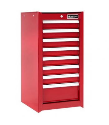 Britool Expert - Classic 8 Drawer Side Cabinet Red/Black - Code E010248B