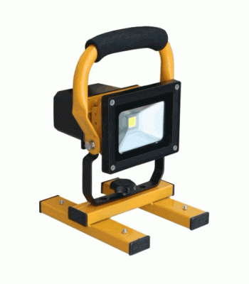 Tradesafe Rechargeable 10 Watt LED Floodlight (900 Lumens)