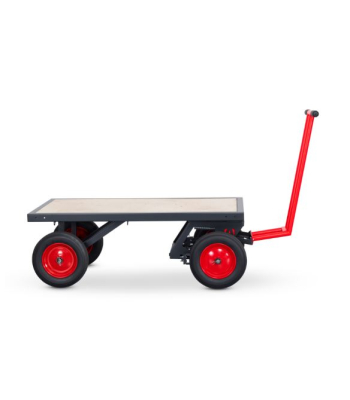 Armorgard TT1000 Turnable Truck Large Trolley inc Large Handle + Puncture Proof Tyres - 1594x695x1160 - NEW Code TT1