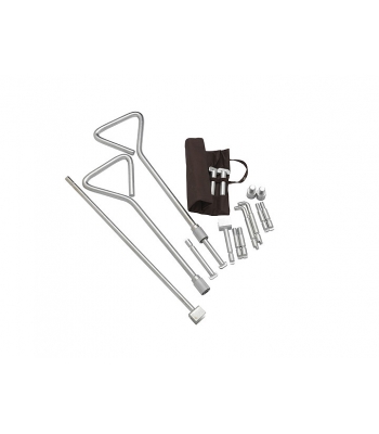 Dad Machining Universal Manhole Key Kit with Interchangeable Tips