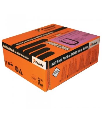 Paslode 141227 3.1mm x 75mm Galv Nails x 2200 and 2 Fuel Cells