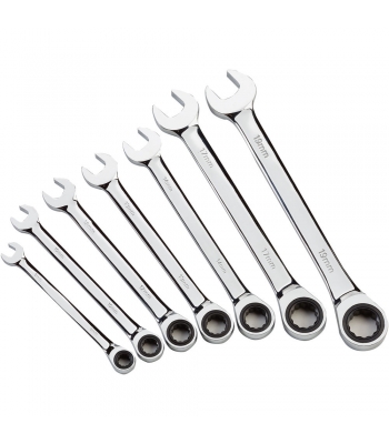 Clarke PRO348 7 Piece Ratchet Spanner Set