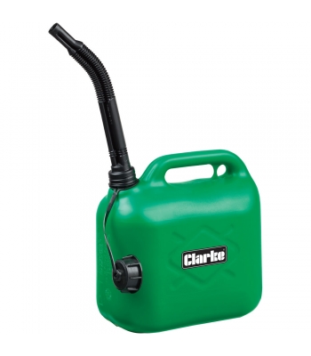 Clarke GP5L 5 Litre Green Plastic Fuel Can