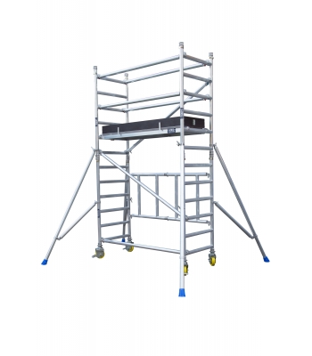 LEWIS Miniscaff Trade Folding Tower - 4.1m Working Height - 2.1m Platform Height