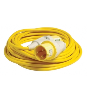 LUMER 25 Metre x 4mm Extension Lead / Cable with 110 Volt 32 Amp Plug & Socket - Code LM10175