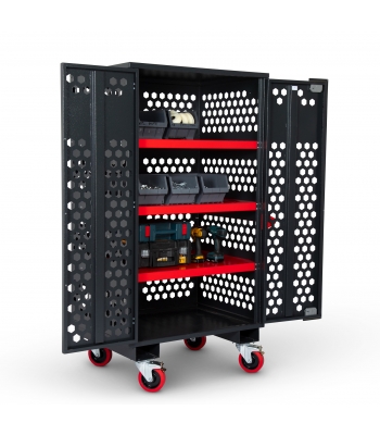Armorgard FC6 FittingStor Mobile Cabinet Mesh Design 1080 x 765 x 1880 - UPDATED MODEL!
