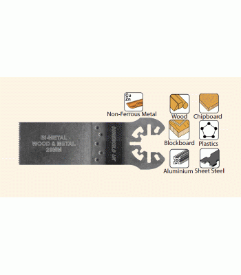SureBuild UK BIM Standard Flush-Cut Metal Sawblade 28mm - Code SBM0006