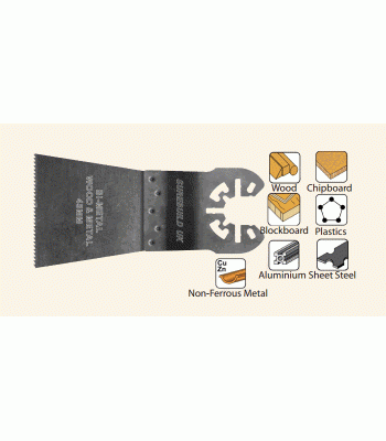 SureBuild UK BIM Standard Flush-Cut Wood & Metal Sawblade 45mm - Code SBM0030