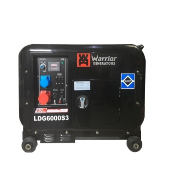 Warrior LDG6000S3 6KVA Silent Diesel Generator 3 Phase