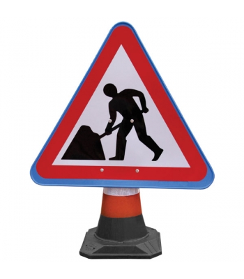 JSP Portacone™ Sign Black Road Works (per 5 pack)
