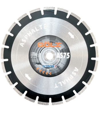 Golz AS75 450mm Asphalt Premium - Laser Welded Diamond Blade
