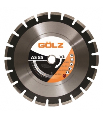 Golz AS85 350mm Asphalt Premium - Laser Welded Diamond Blade
