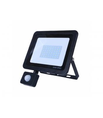 Red Arrow ECO LED Floodlight C/W Pir Sensor - Black