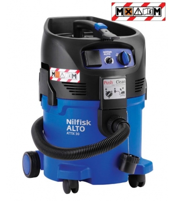 NILFISK-ALTO ATTIX 30-2M PC 240V M-CLASS HEALTH & SAFETY EXTRACTOR  110v/240v