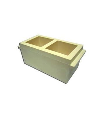 Impact Test CN106 Plastic 2 Gang Cube Mould 100mm