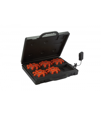Nightsearcher Sequential Rechargeable Pulsar Pro Hazard Warning Lights Per 5 - Inc Case and Charger