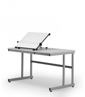 Vistaplan Vector Reversible Desk Grey - A1 or A2