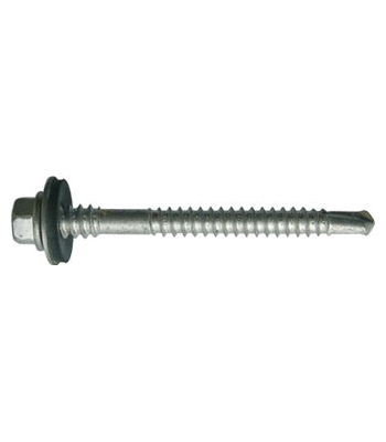 Evolution High Thread Hex Washer Head Self-Drilling Composite Panel Fastener Screws - 5.5mm x 185mm (19mm washer) - per 50