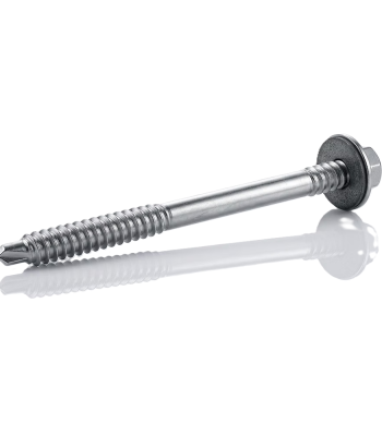 Evolution High Thread Hex Washer Head Self-Drilling Composite Panel Fastener Screws - 5.5mm x 235mm (19mm washer) - per 50