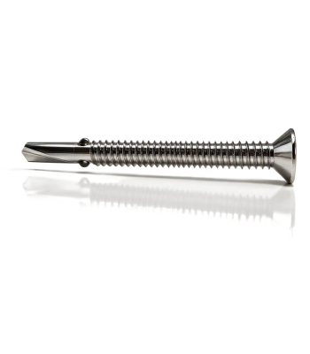 Evolution Bi-metal Self Drilling WingDrill with Countersunk Head for Heavy Steel - 5.5mm x 65mm - per 100