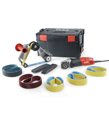 Flex BRE 14-3 125 Set Pipe Belt Sander Trinoflex Set - 433.446 240v